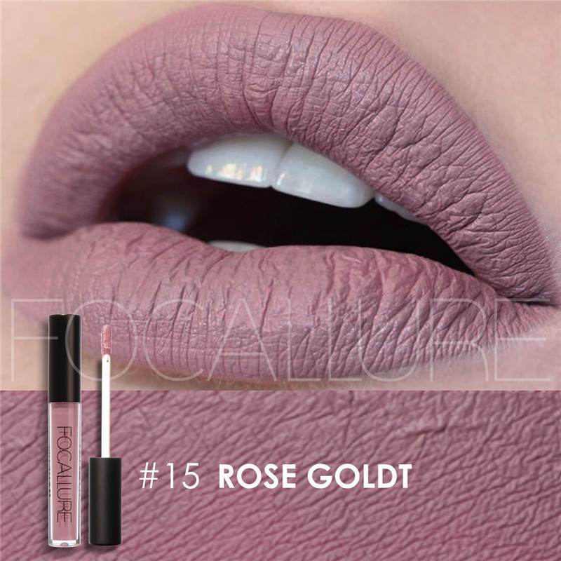 5 Colors Matte Liquid Lipgloss Metallic Lipstick