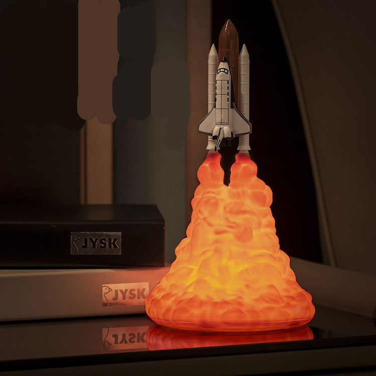 Lampara cohete espacial