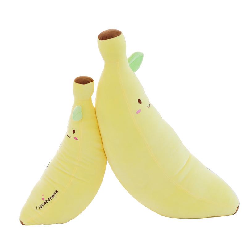 Cute banana pillow long pillow large fruit soft doll holding sleeping doll puppet