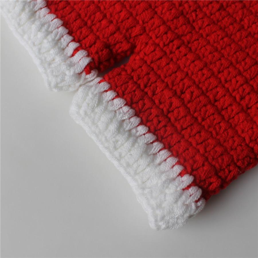 Red wool christmas dress