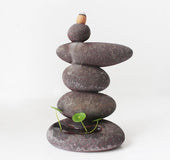 Rust glaze incense burner