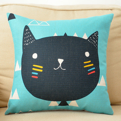 Encantadora almohada de dibujos animados