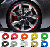 Car wheel trim strip wheel bumper strip scratch protection ring