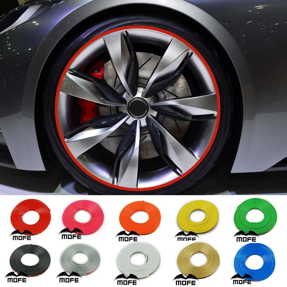 Car wheel trim strip wheel bumper strip scratch protection ring