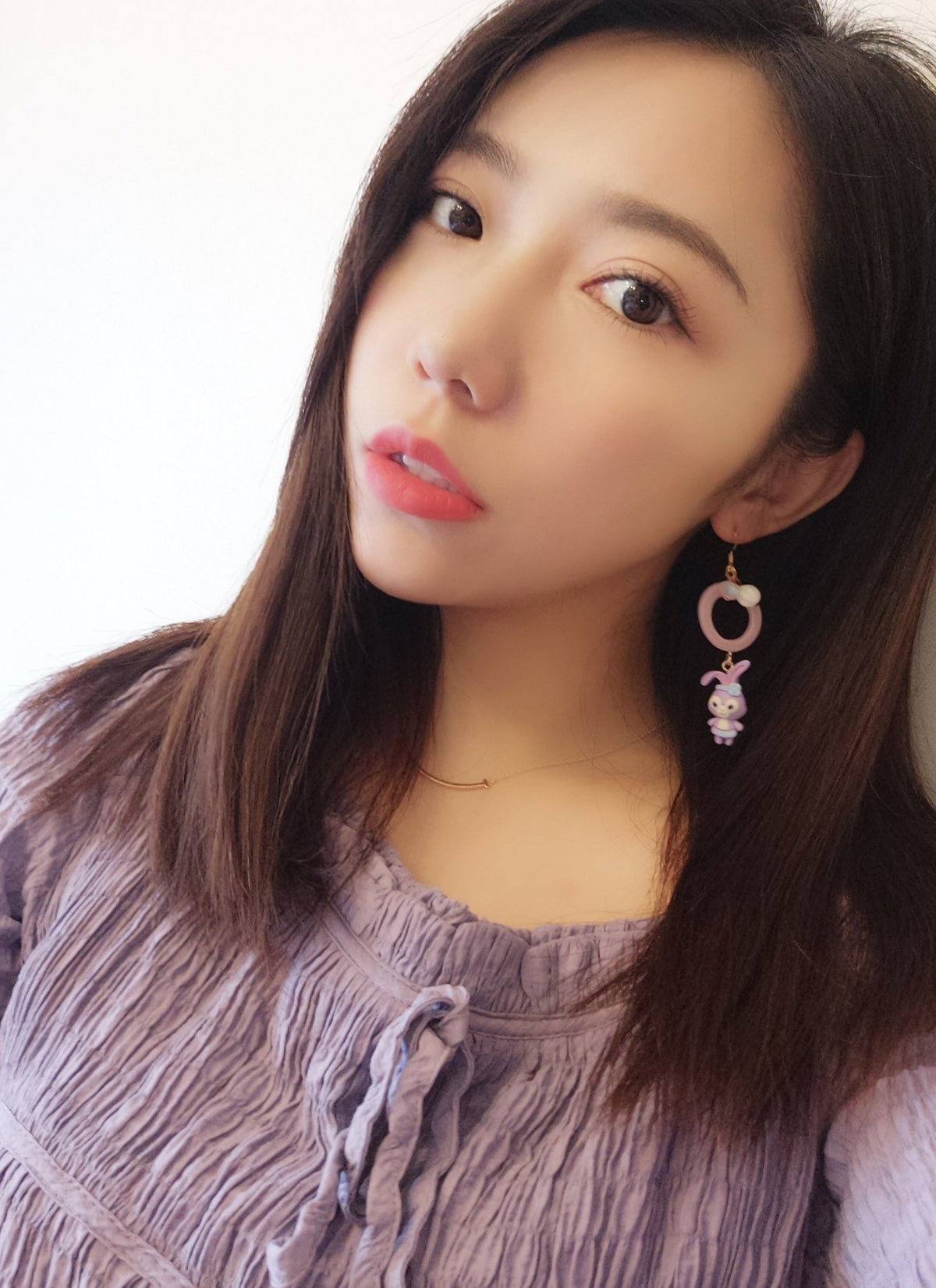 Dream Purple Creative Sweet Earrings