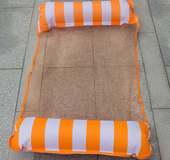 Water Striped Hammock Inflatable Floating Bed