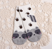 Cartoon animal in tube socks
