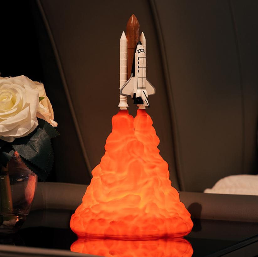 Lampara cohete espacial