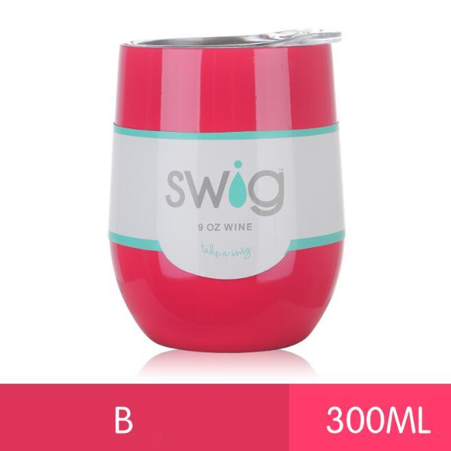 2020 hot drink cups 9 унц. the egg in the form of a 304 stainless steel drink Tumber mug lid wine beer vacuum thermos cup