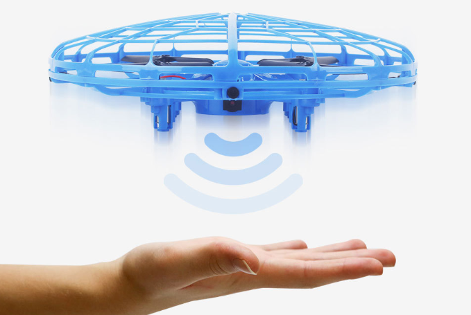 Hand controlled quadcopter