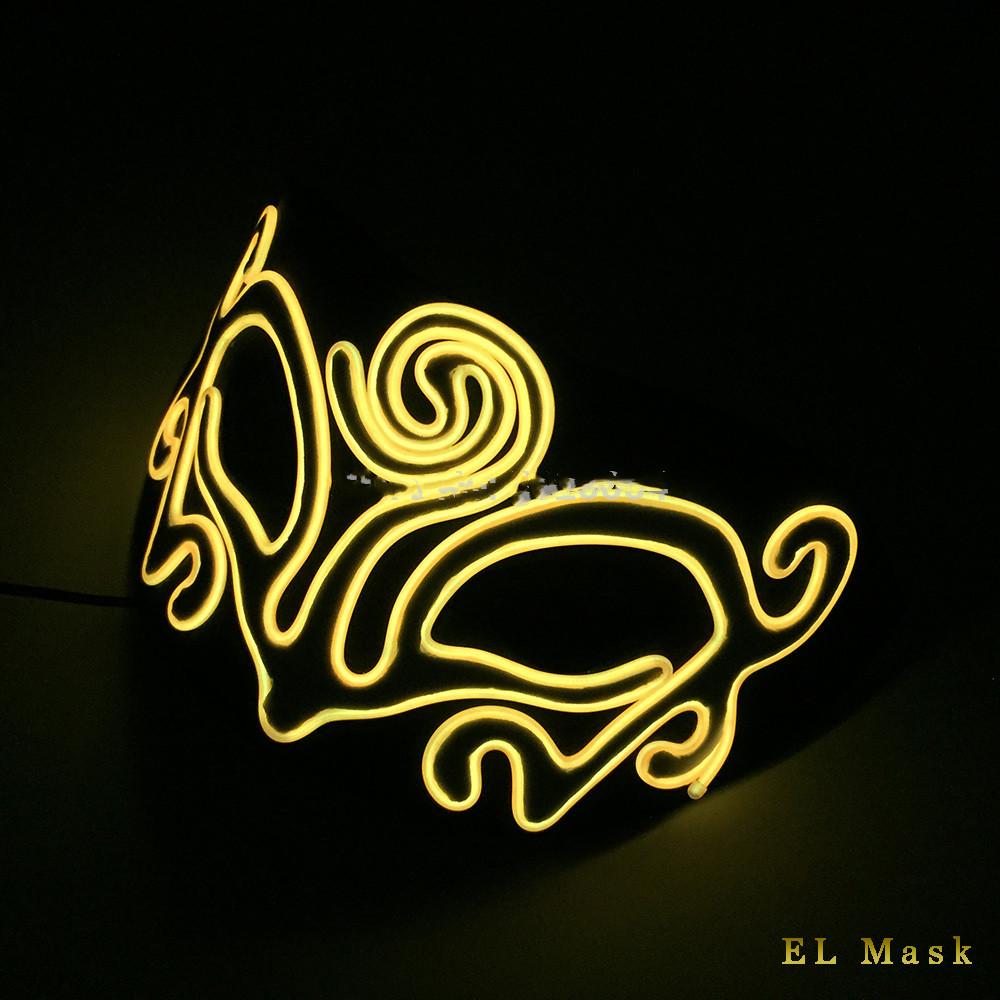 Party halloween EL glow mask