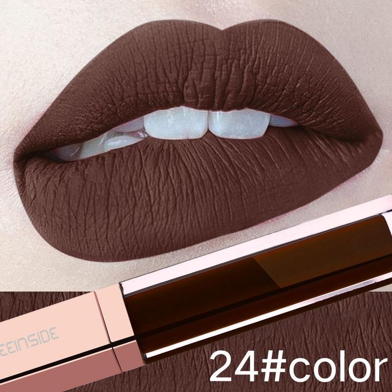 24 Color Make Up Liquid Lipstick Waterproof Mate