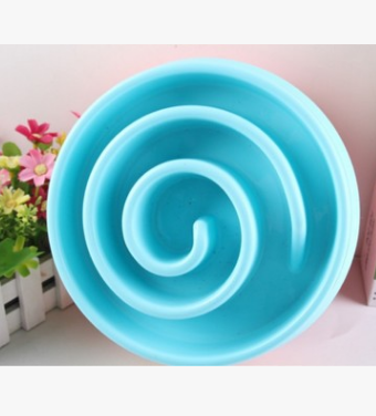 Pets Bowl Food Water Feeding Slow Travel Anti-choke Bowl Portable Dish for Dogs Cat Water Feeder