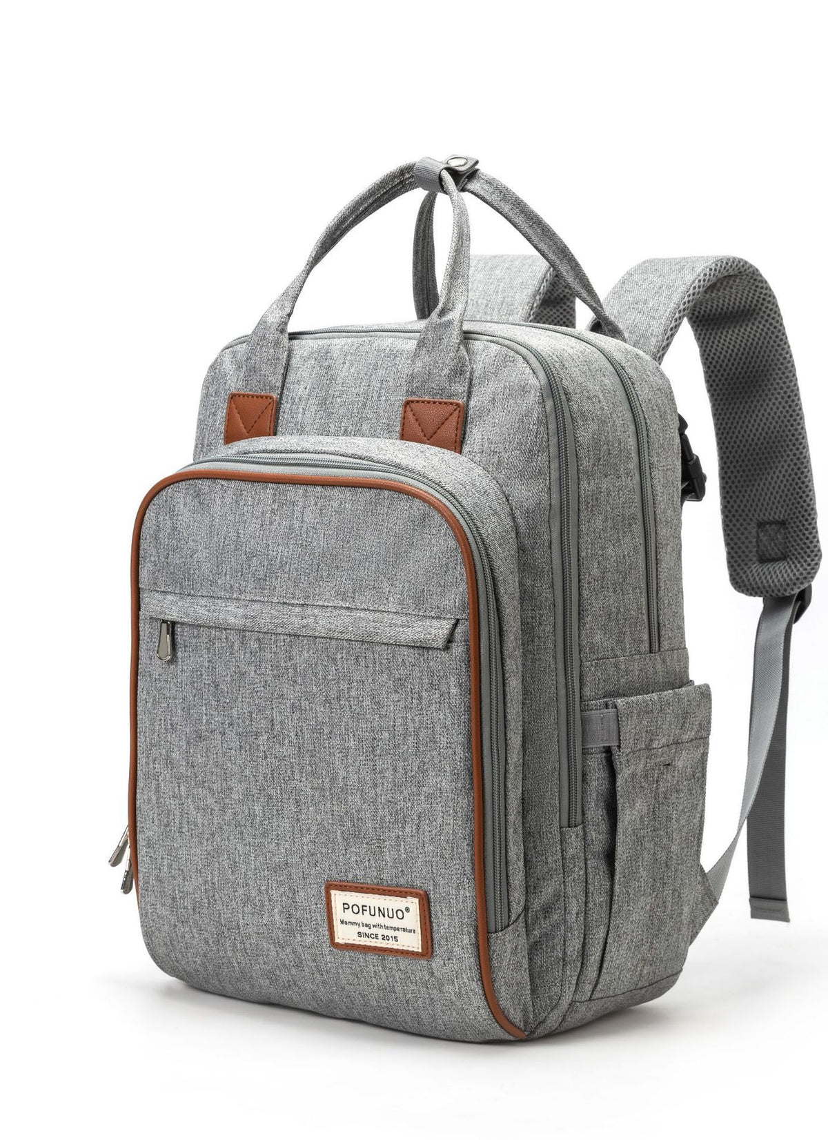Bottle Heating Multi-Function Mommy Bag Waterproof Travel Baby Backpack With USB Interface