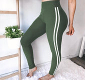 Women Running Pants Slim Fitness Leggings Patchwork Elastic Sport Pants Yoga Leggins Gym Training Trousers