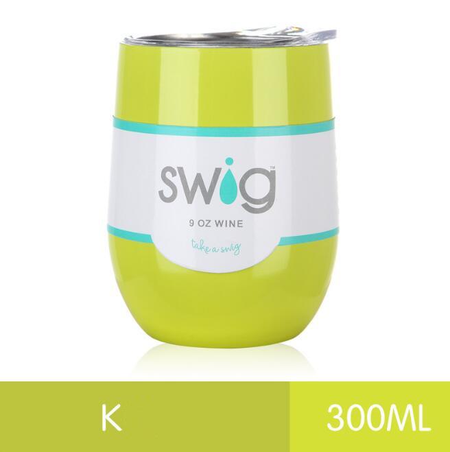 2020 hot drink cups 9 унц. the egg in the form of a 304 stainless steel drink Tumber mug lid wine beer vacuum thermos cup