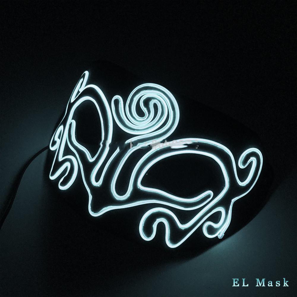 Party halloween EL glow mask