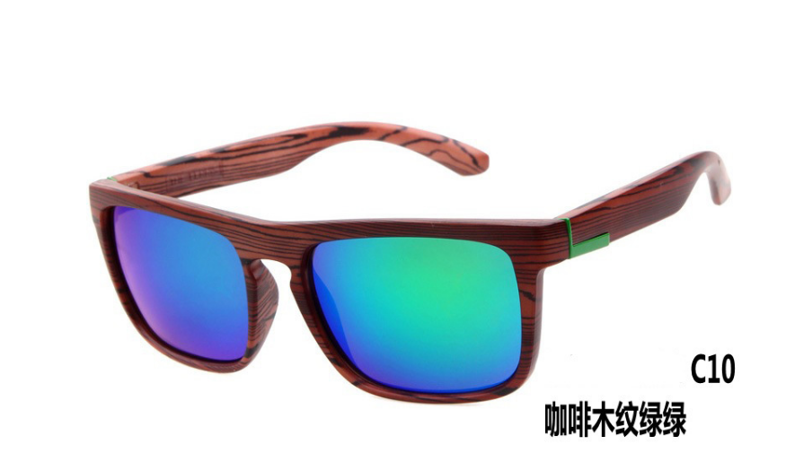 Retro Imitation Bamboo Wood Polarized Sunglasses