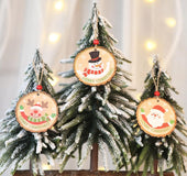 Christmas wooden pendant