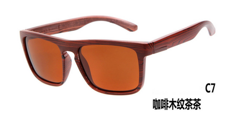 Retro Imitation Bamboo Wood Polarized Sunglasses