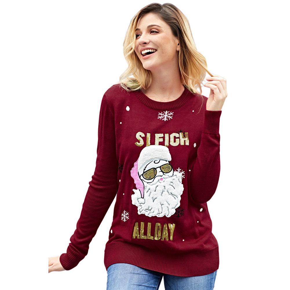 Christmas tree pullover knit sweater