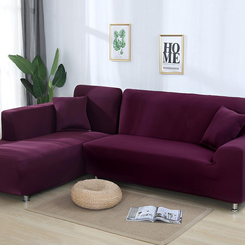 Tight Wrap Sofa Cover Elastic 2 Pieces Sofa Cover If L Style Piece Corner Sofa