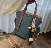 Messenger bag retro fashion portable bucket bag