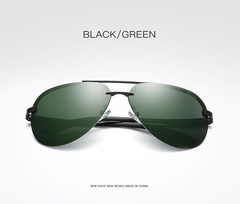 Aluminium magnesium polarized sunglasses men
