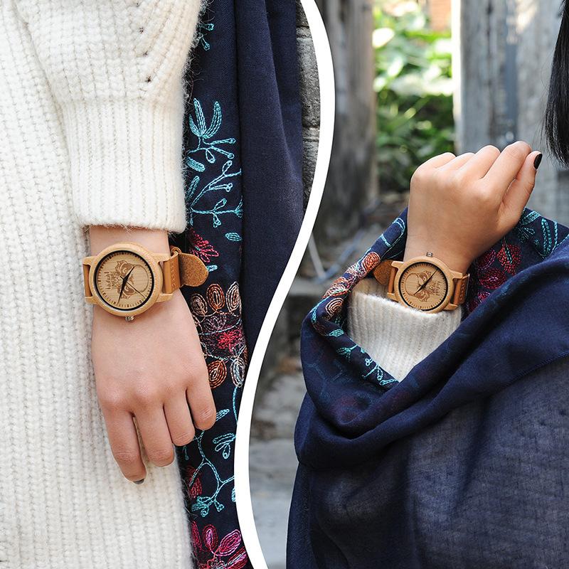 Watches Bamboo Unisex Watches  P24 Skull