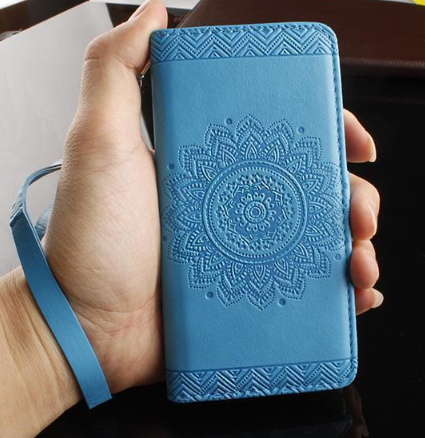 Mandala Flower Leather   Case  | IPhone   | Samsung