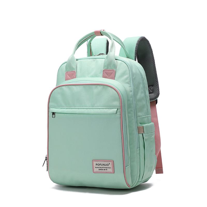 Bottle Heating Multi-Function Mommy Bag Waterproof Travel Baby Backpack With USB Interface