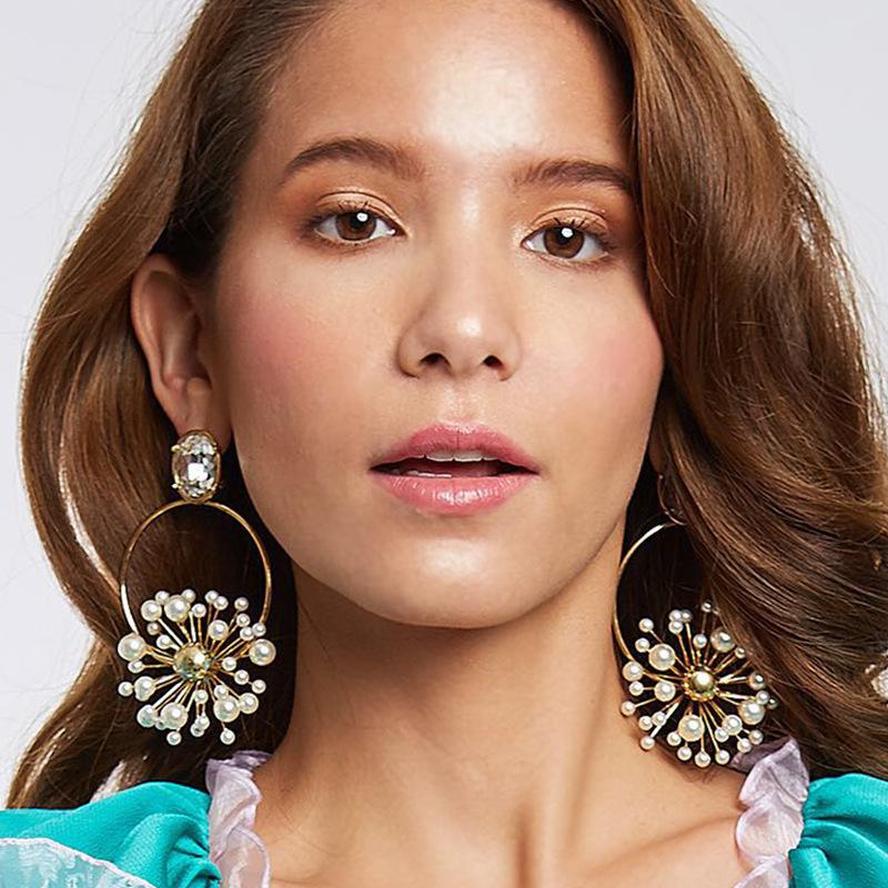 Floral earrings