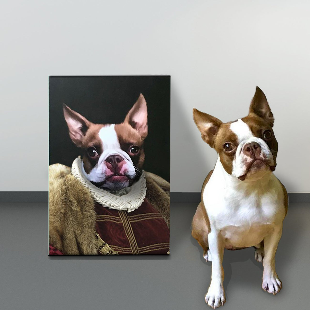 Personalized Pet Canvas Portrait
