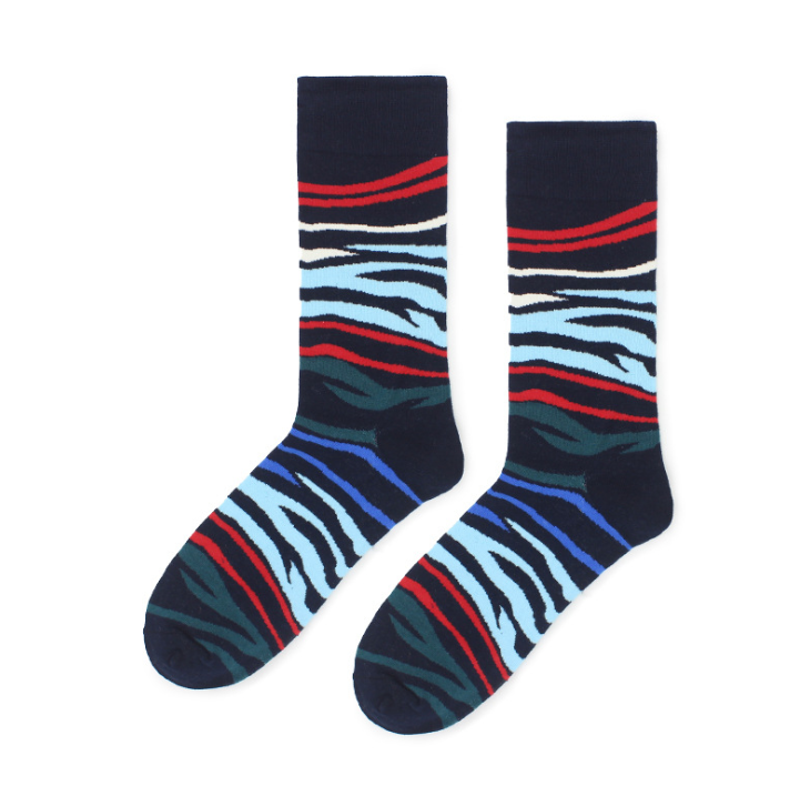 Classic striped socks men's street socks