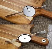 Stainless Steel Cake Cutter with Knife and Fork