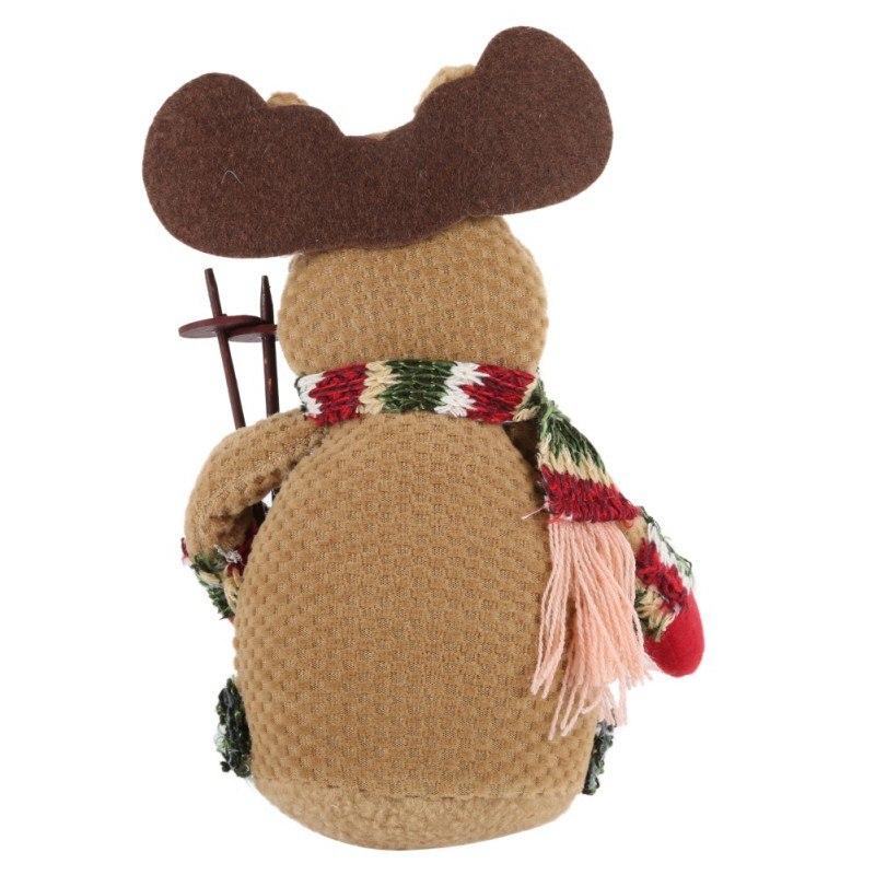 New Lovely Christmas Gift Santa Claus Snow Man Reindeer Doll Christmas Decoration Ornaments Pendant Home Decor