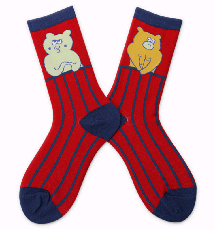 Animal tube socks