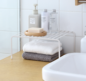 Retractable kitchen rack kitchen multi-layer storage single shelf