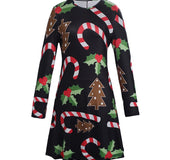 Christmas cane dress
