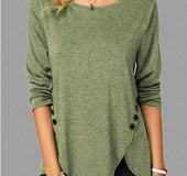 Long sleeve irregular hem