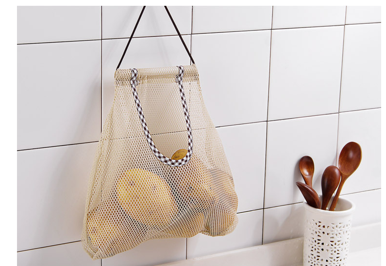 Bolsa de malla de almacenamiento de verduras