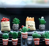 Car Air Freshener Plants Perfume Vent Outlet Air Conditioning Fragrance Clip Cute Creative Ornaments Interior Auto Accessories