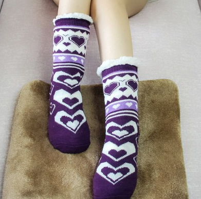 Non-slip adult floor socks