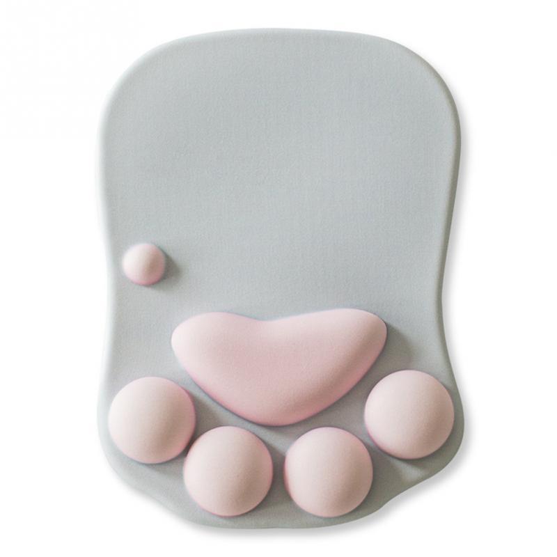 Personality Cat Paw Comfortable Soft Office Desk Decor Wrist Support Mouse Pad