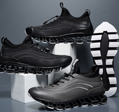 Leather blade sports shoes running shoes