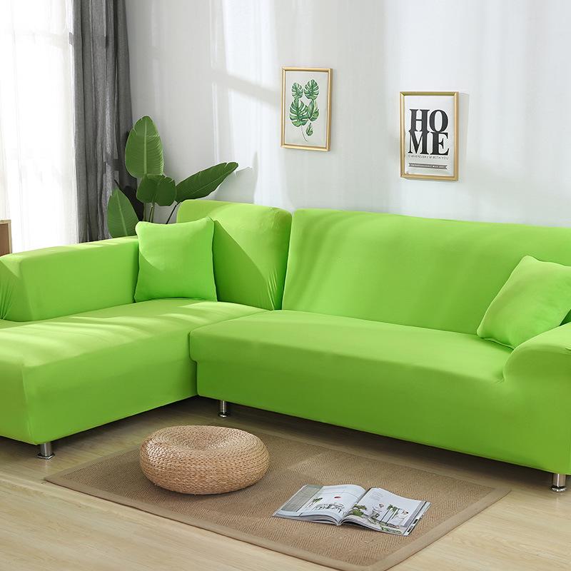 Tight Wrap Sofa Cover Elastic 2 Pieces Sofa Cover If L Style Piece Corner Sofa