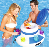 Inflatable water ice bucket