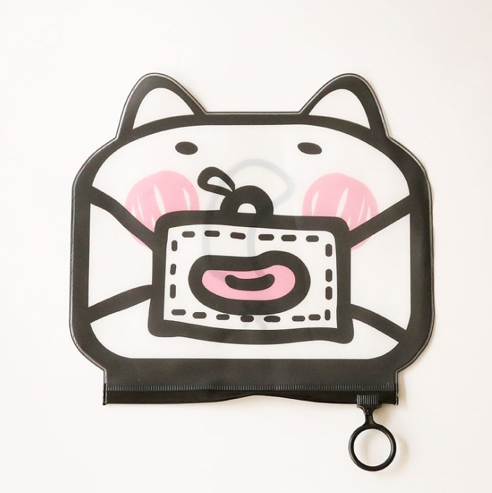 Zipper Handbags Cartoon Cat Wallet