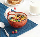 New products ceramic decoration small package candy box creative ceramic basketball football cup children's milk cup