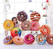 Creative donut cushion pillow cushion cushion bedding bottom hole plush toy factory wholesale